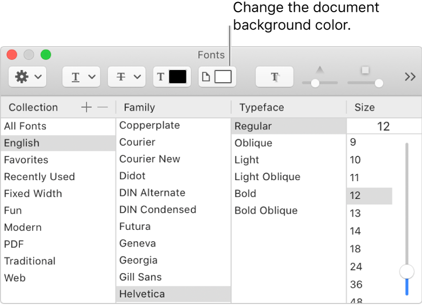 Mac note app default font change windows 10